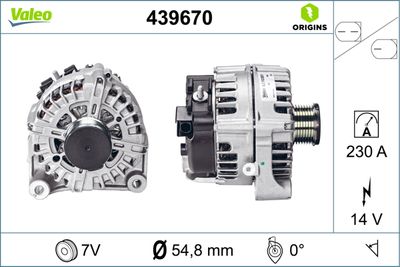 Alternator VALEO 439670