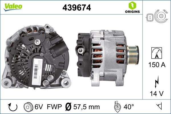 VALEO 439674 Alternator