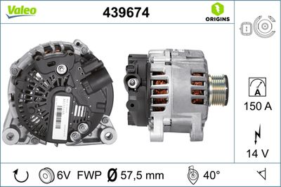 Alternator VALEO 439674