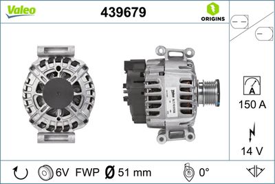 Alternator VALEO 439679
