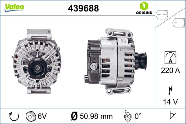 VALEO 439688 Alternator