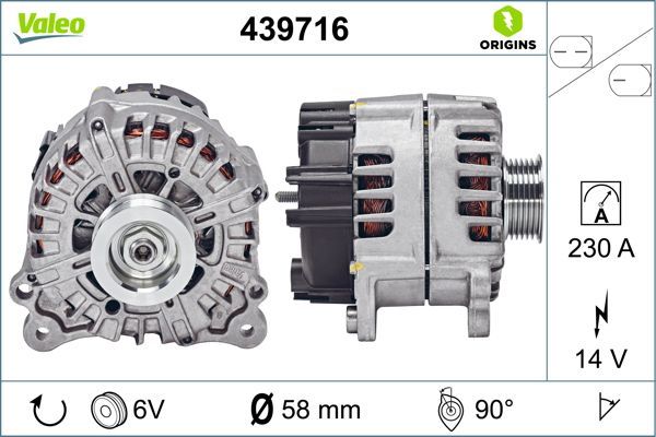VALEO 439716 Alternator