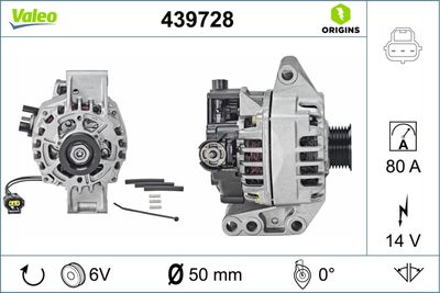 Alternator VALEO 439728
