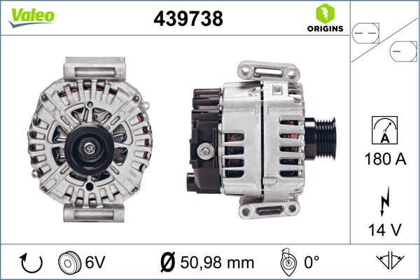 VALEO 439738 Alternator