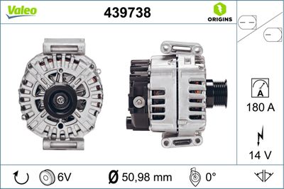Alternator VALEO 439738