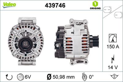 Alternator VALEO 439746
