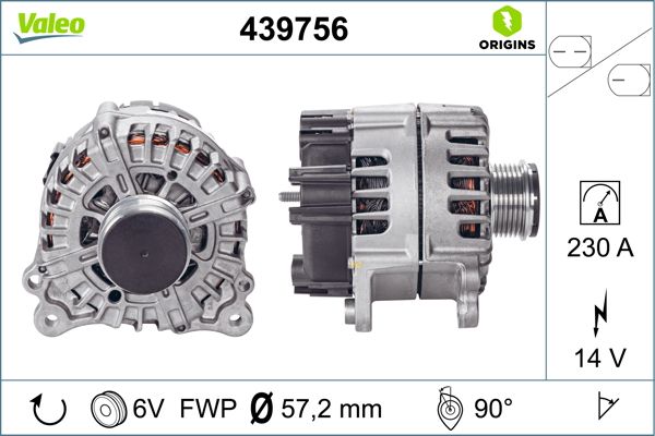 VALEO 439756 Alternator