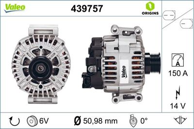 Alternator VALEO 439757