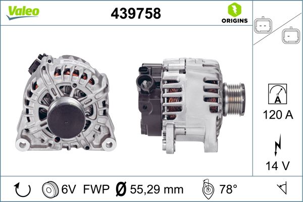 VALEO 439758 Alternator
