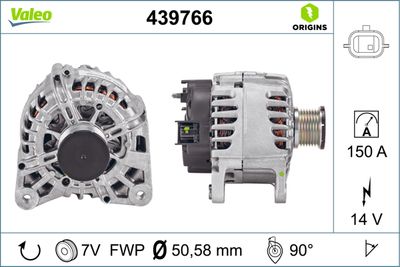 Alternator VALEO 439766