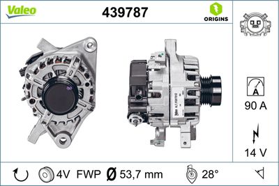 Alternator VALEO 439787