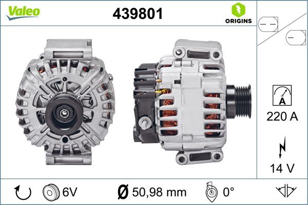 VALEO 439801 Alternator