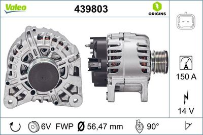 Alternator VALEO 439803