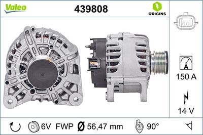 Alternator VALEO 439808