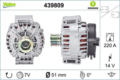 Alternator VALEO 439809