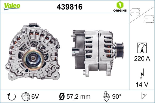 VALEO 439816 Alternator