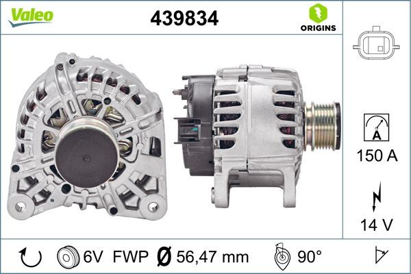 VALEO 439834 Alternator