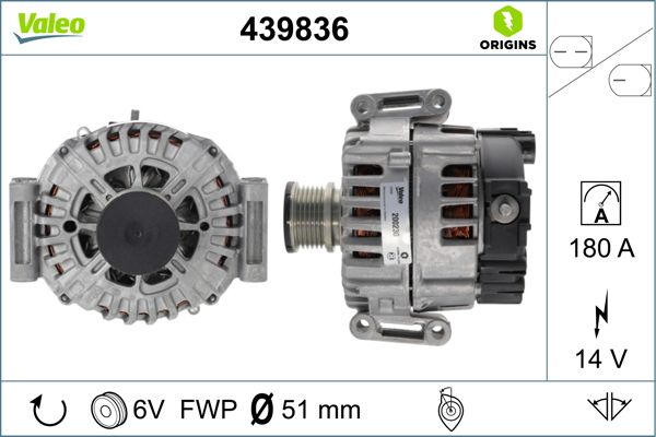 VALEO 439836 Alternator