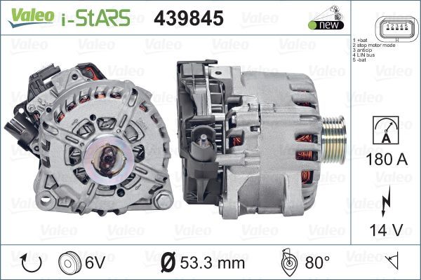 VALEO 439845 Alternator, starter