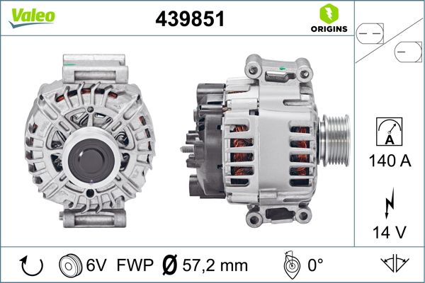 VALEO 439851 Alternator
