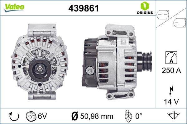 VALEO 439861 Alternator