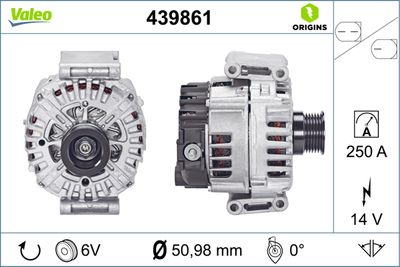 Alternator VALEO 439861