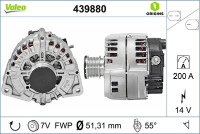 Alternator VALEO 439880