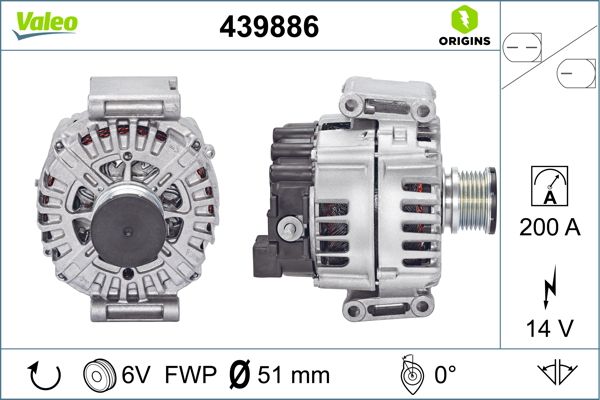VALEO 439886 Alternator