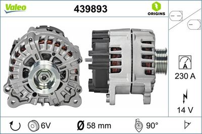 Alternator VALEO 439893