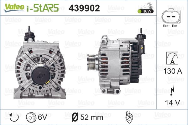 VALEO 439902 Alternator, starter