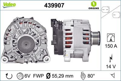 Alternator VALEO 439907