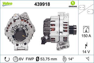 Alternator VALEO 439918
