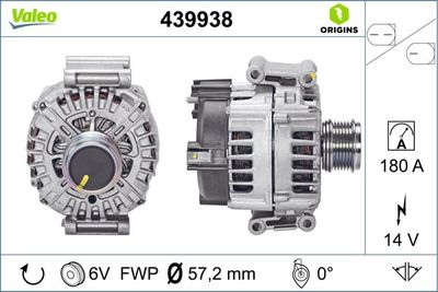 Alternator VALEO 439938