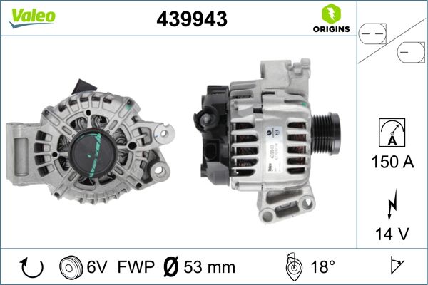 VALEO 439943 Alternator