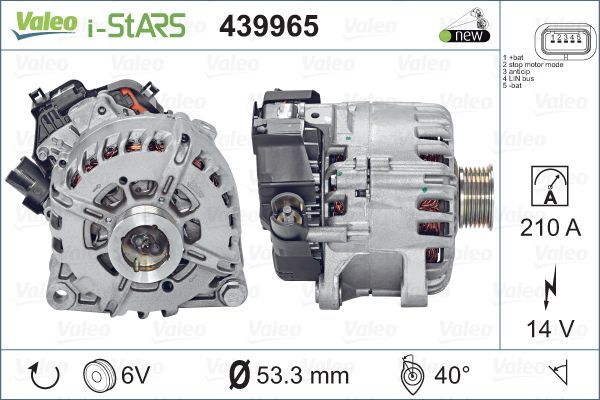 VALEO 439965 Alternator, starter