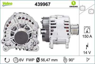 Alternator VALEO 439967