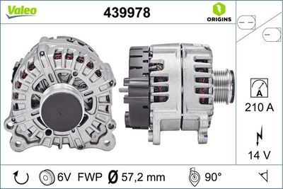 Alternator VALEO 439978