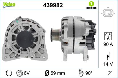 Alternator VALEO 439982