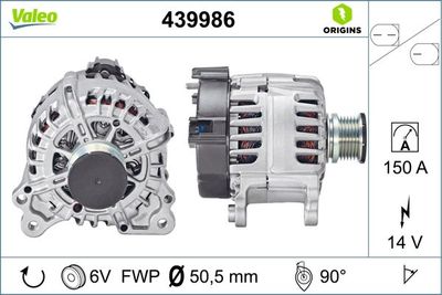 Alternator VALEO 439986