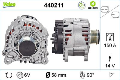 Alternator VALEO 440211