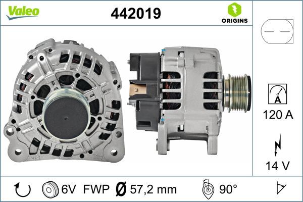 VALEO 442019 Alternator
