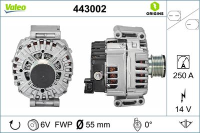 Alternator VALEO 443002