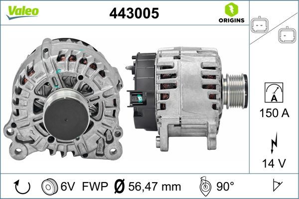 VALEO 443005 Alternator