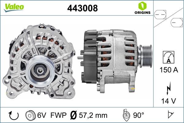 VALEO 443008 Alternator