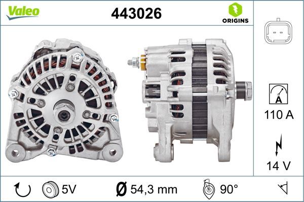 VALEO 443026 Alternator
