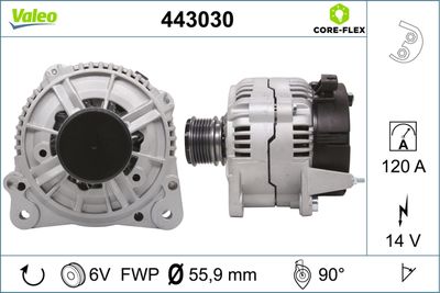 Alternator VALEO 443030