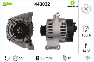 Alternator VALEO 443032
