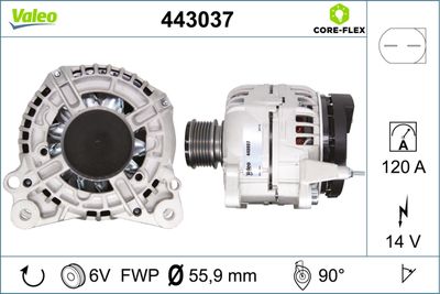 Alternator VALEO 443037