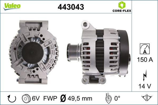 VALEO 443043 Alternator