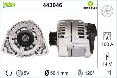 Alternator VALEO 443046